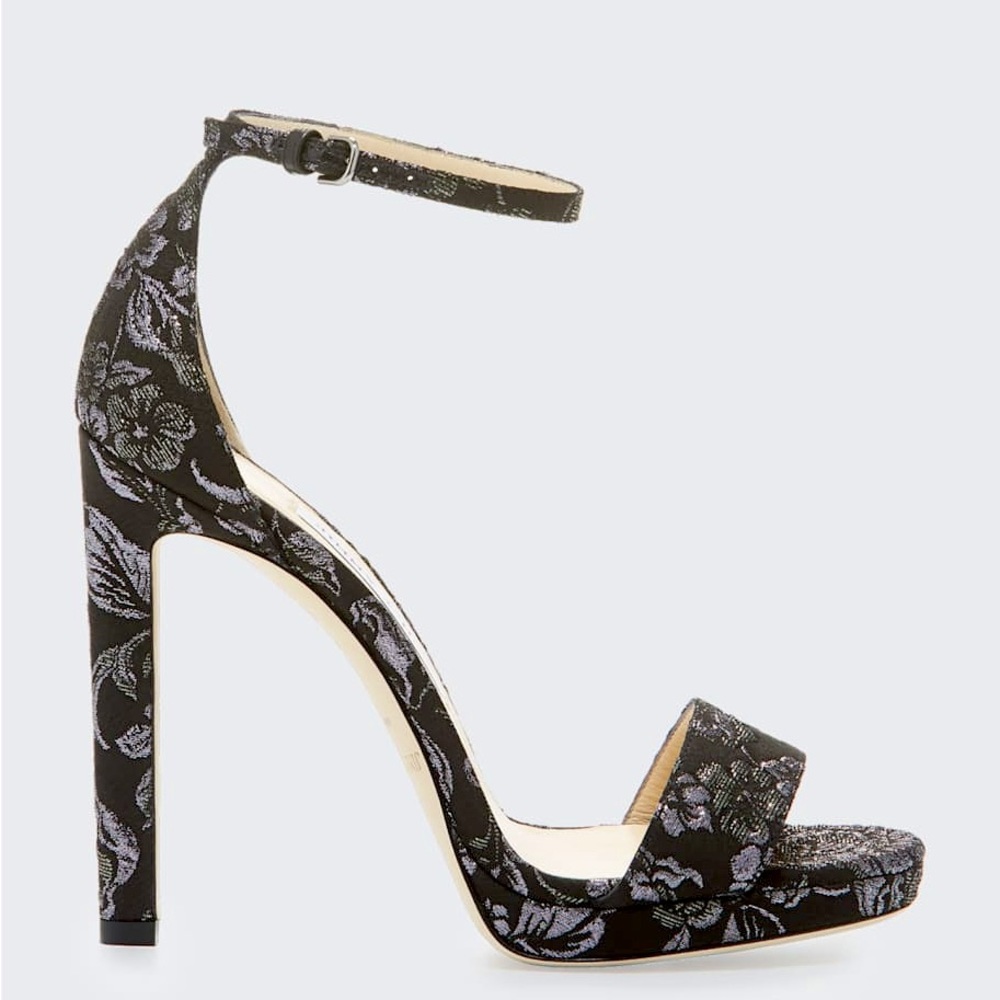 Like new Jimmy Choo Misty Brocade Fabric Sandals 39 $795